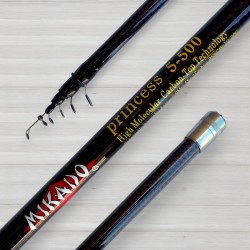 Вудка Mikado Princess з кільцями, тест 10-30г, довжина 5м